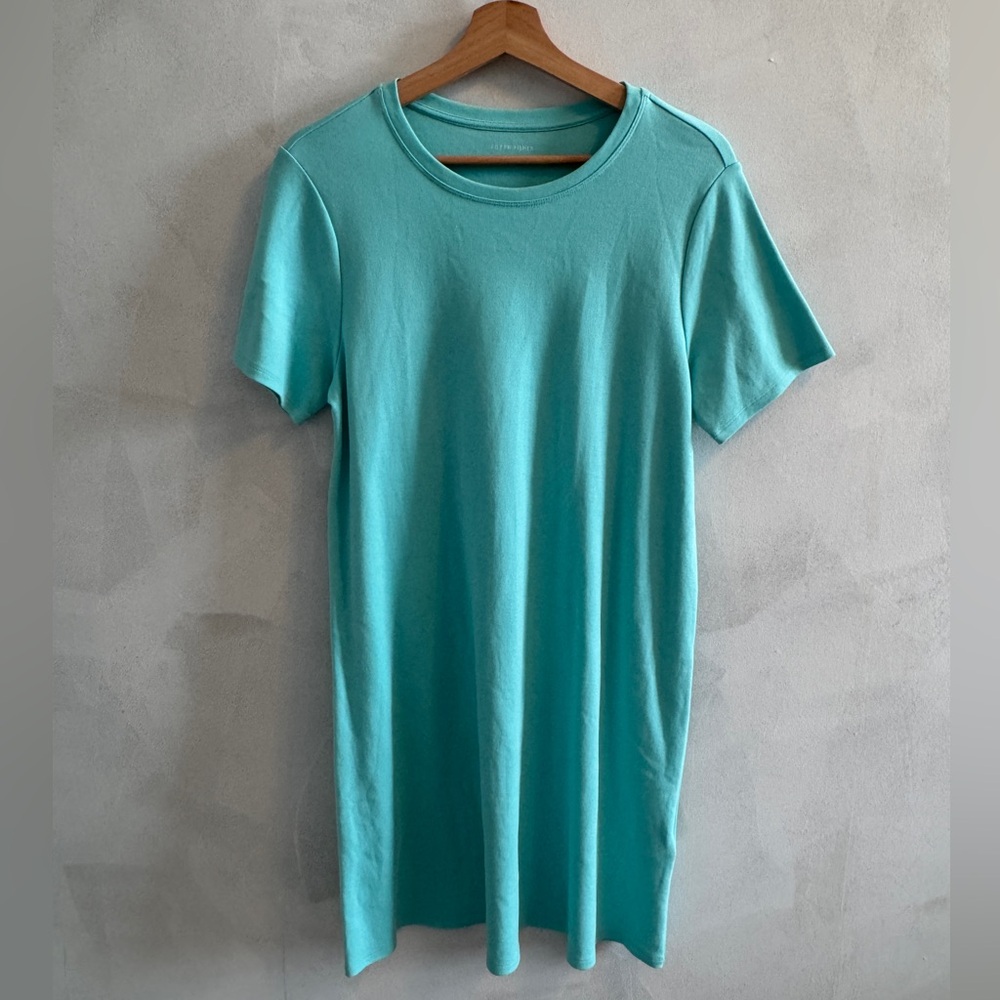 Eileen Fisher - Aqua Organic Cotton Mini Dress - Size S